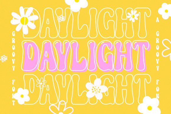 Daylight: A Groovy Display Font for Modern Creators