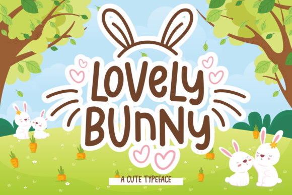 Discover the Charm of the Lovely Bunny Display Font