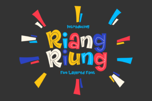 Discover the Playful Energy of the Riangriung Font